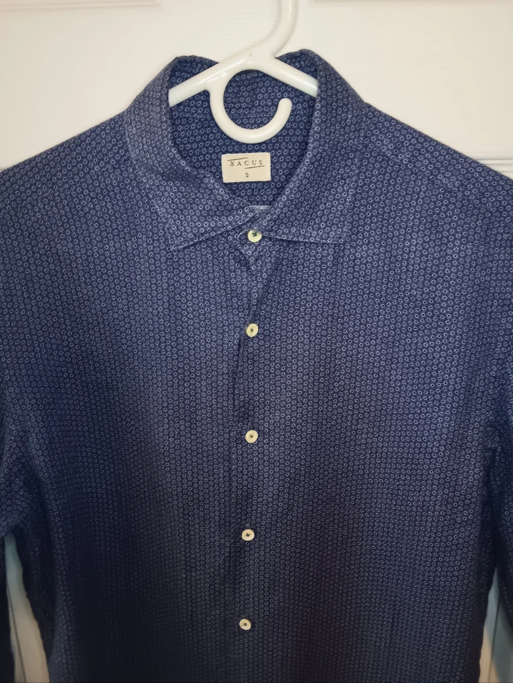 Xacus Long Sleeve Linen Button-Up Shirt - Picture 2 of 9